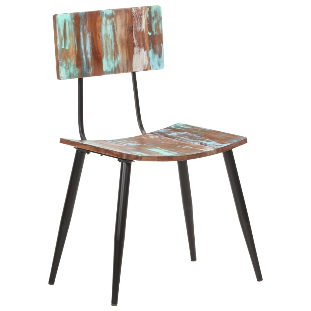 Eetkamerstoelen 4 St Massief Gerecycled Hout