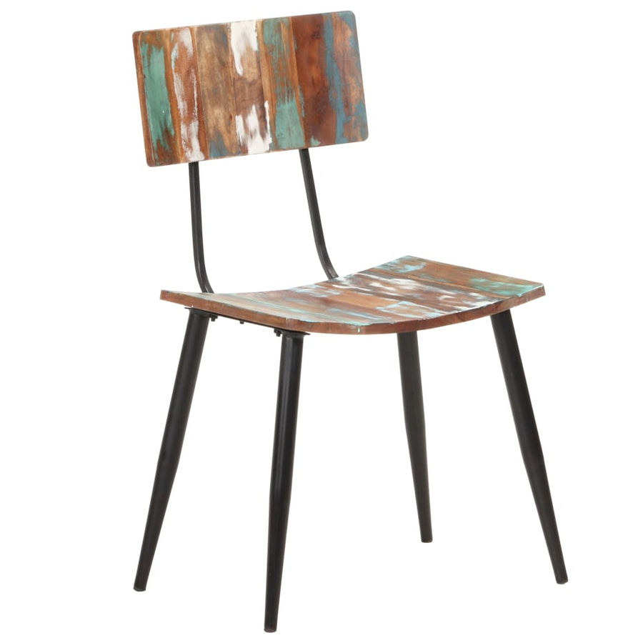 Eetkamerstoelen 6 St Massief Gerecycled Hout