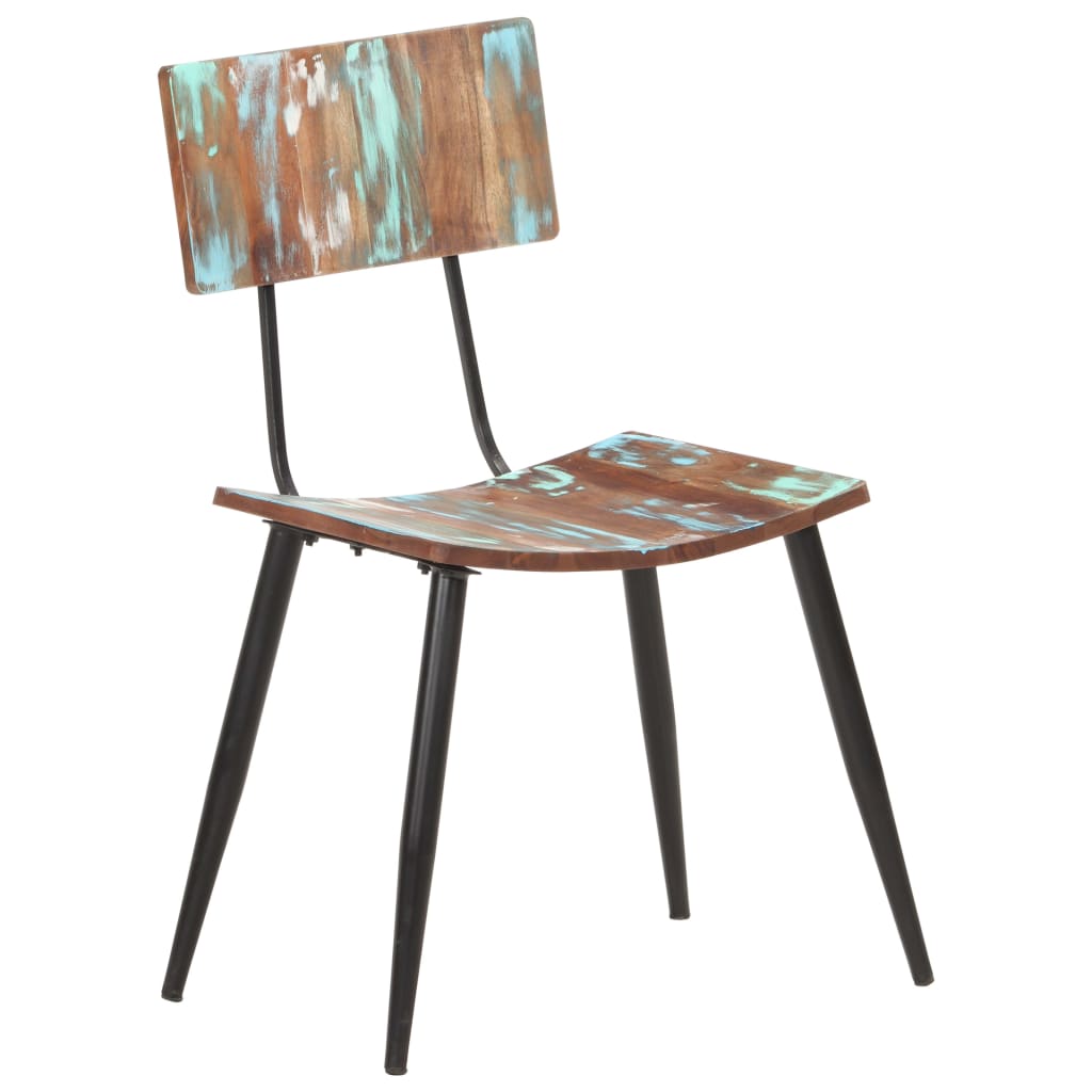 Eetkamerstoelen 6 St Massief Gerecycled Hout