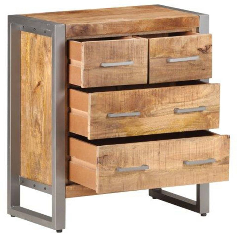 Dressoir 60X35X70 Cm Ruw Mangohout