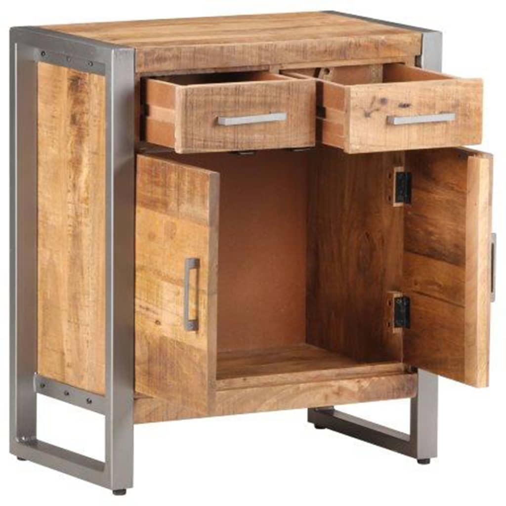 Dressoir 60X35X72 Cm Ruw Mangohout Mozaïek