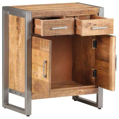 Dressoir 60X35X72 Cm Ruw Mangohout Mozaïek