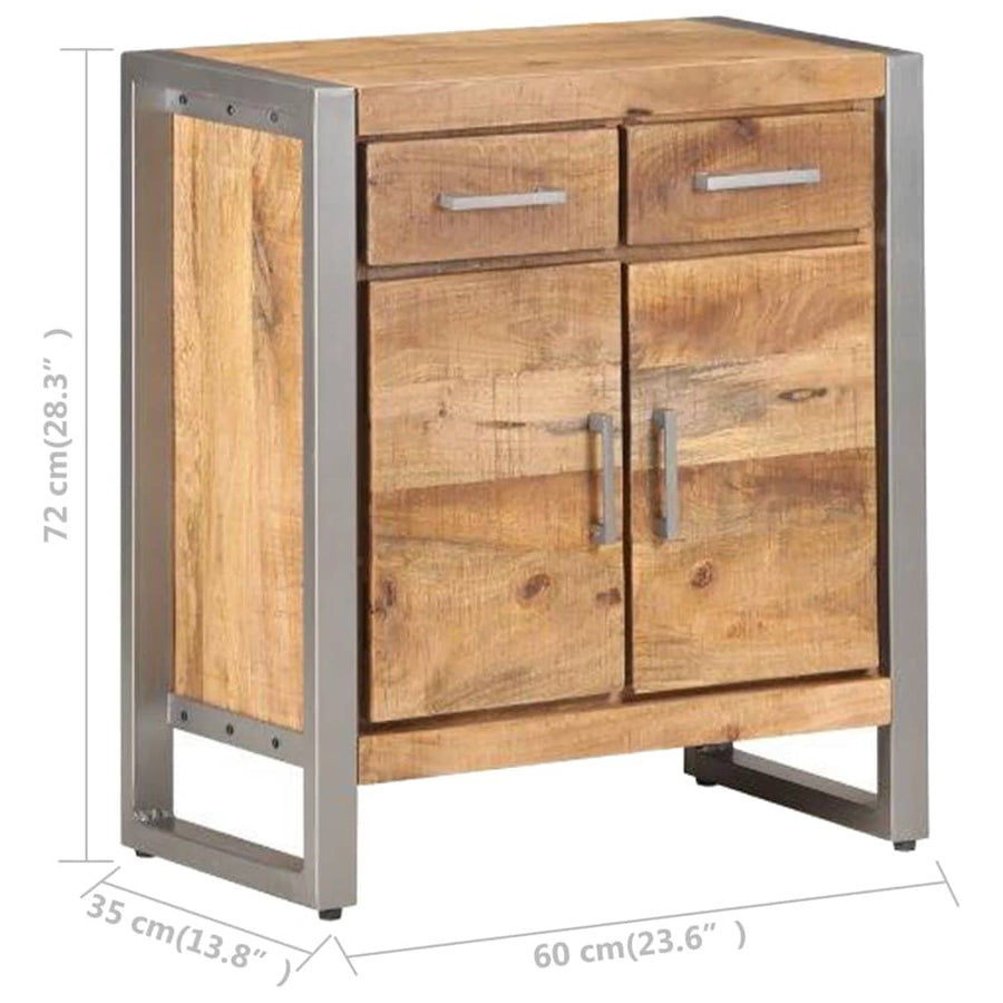 Dressoir 60X35X72 Cm Ruw Mangohout Mozaïek