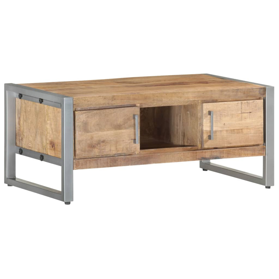 Salontafel 95X50X40 Cm Ruw Mangohout Mozaïek