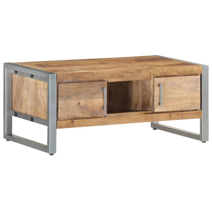 Salontafel 95X50X40 Cm Ruw Mangohout Mozaïek