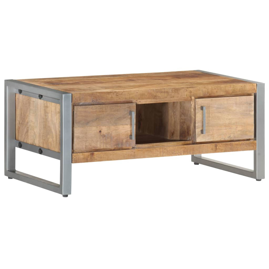 Salontafel 95X50X40 Cm Ruw Mangohout Mozaïek