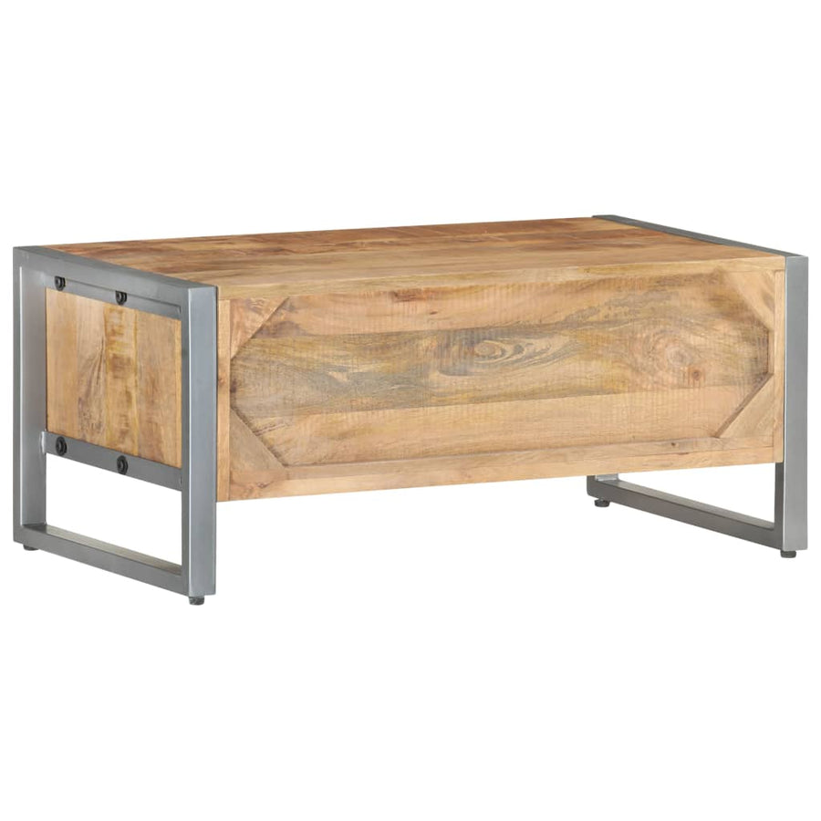 Salontafel 95X50X40 Cm Ruw Mangohout Mozaïek