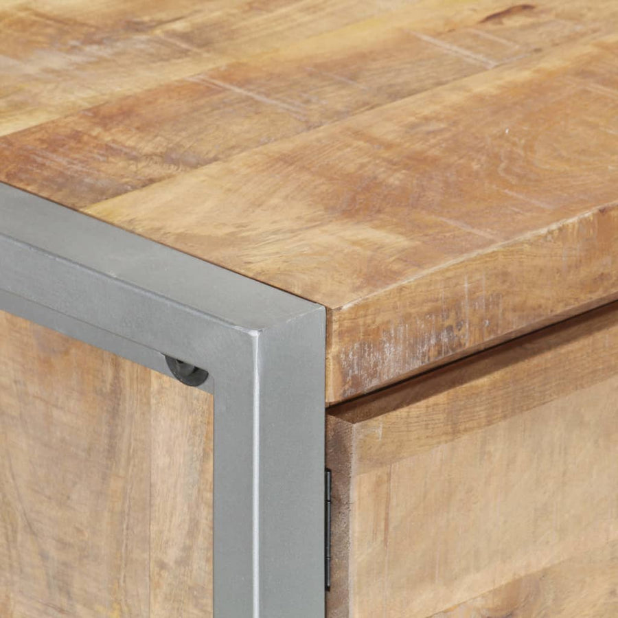 Salontafel 95X50X40 Cm Ruw Mangohout Mozaïek