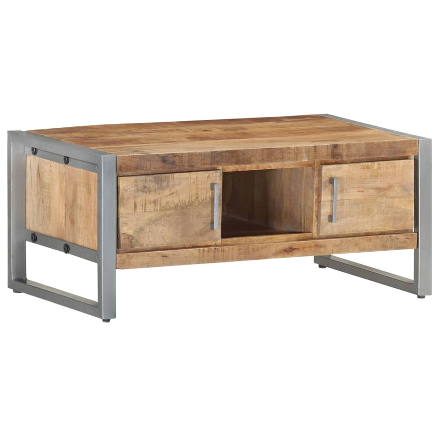 Salontafel 95X50X40 Cm Ruw Mangohout Mozaïek