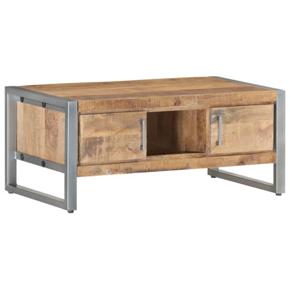 Salontafel 95X50X40 Cm Ruw Mangohout Mozaïek