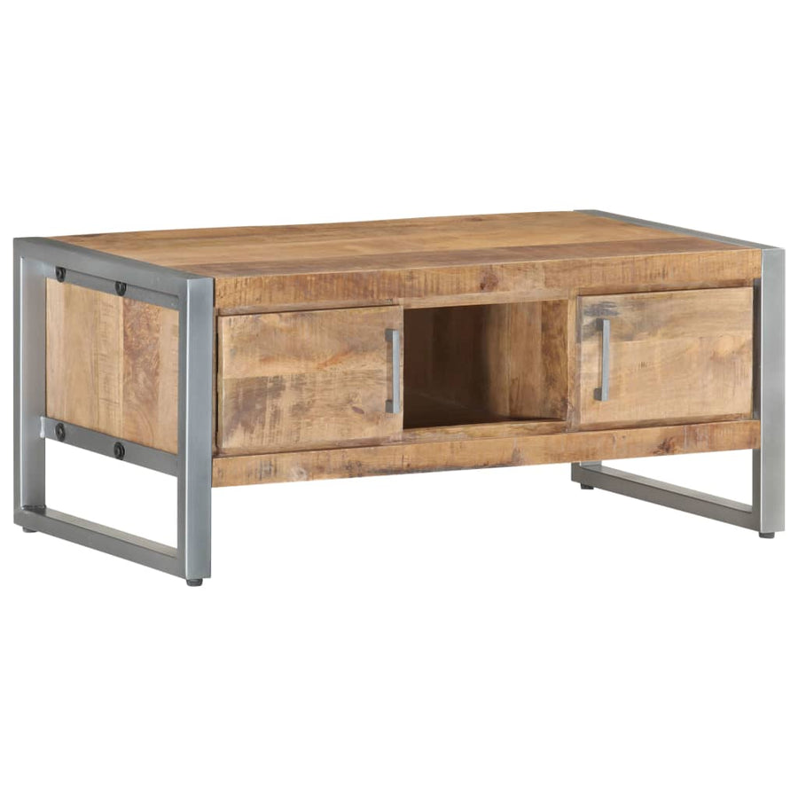 Salontafel 95X50X40 Cm Ruw Mangohout Mozaïek
