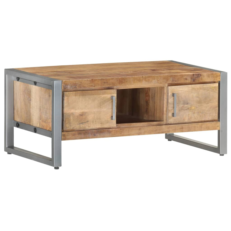 Salontafel 95X50X40 Cm Ruw Mangohout Mozaïek