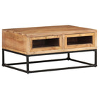 Coffee table 90x60x40 cm solid acacia wood