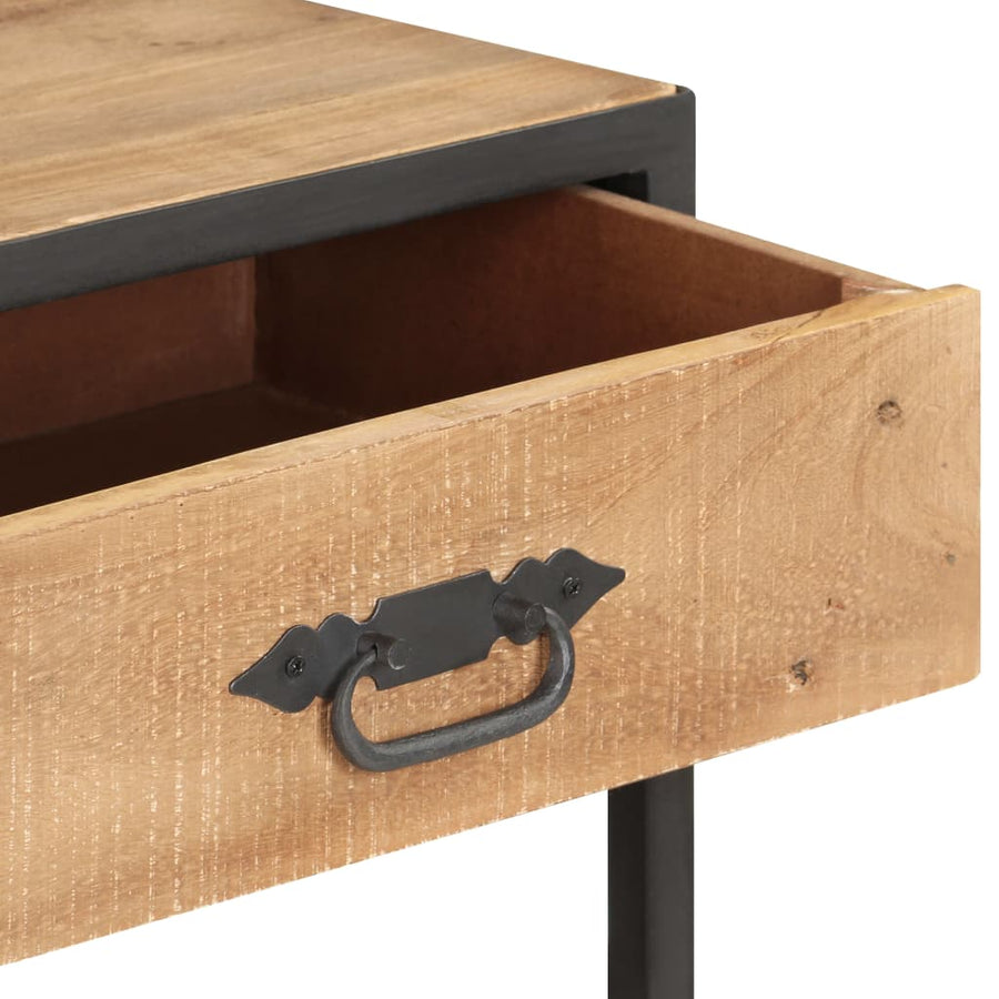 Wandtafel 90X35X74 Cm Massief Gerecycled Hout Mozaïek