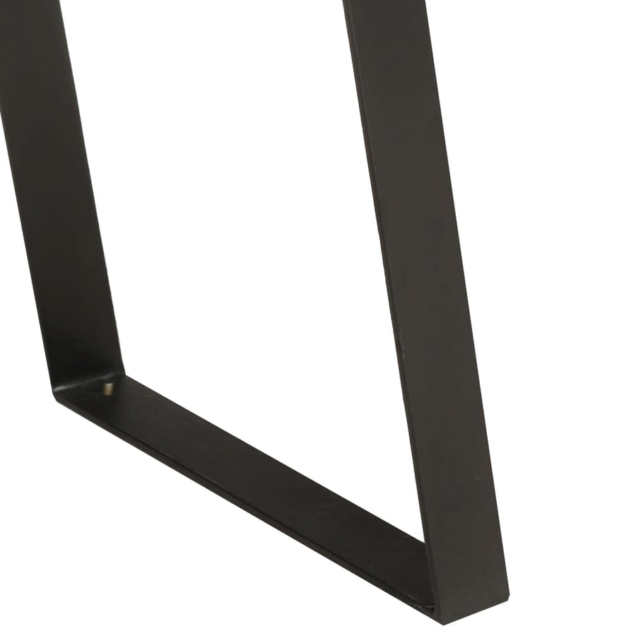 Wandtafel Met Natuurlijke Rand 100X35X76 Cm Massief Acaciahout