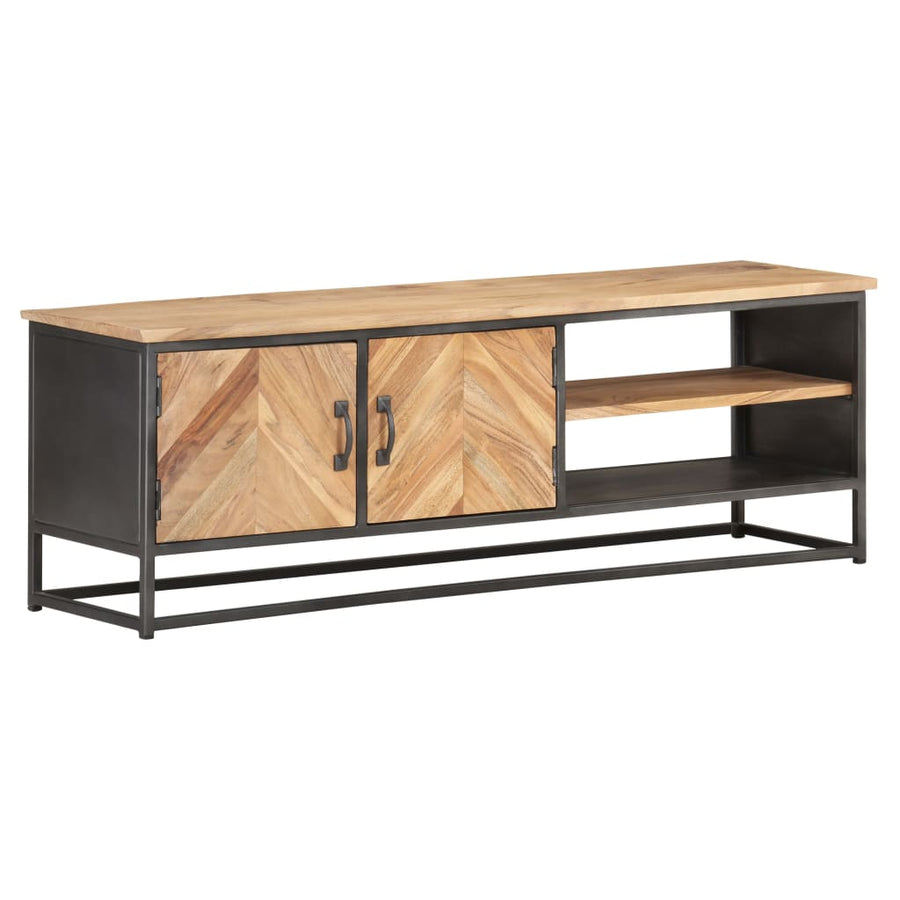 Tv-Meubel 120X30X40 Cm Massief Acaciahout Mozaïek
