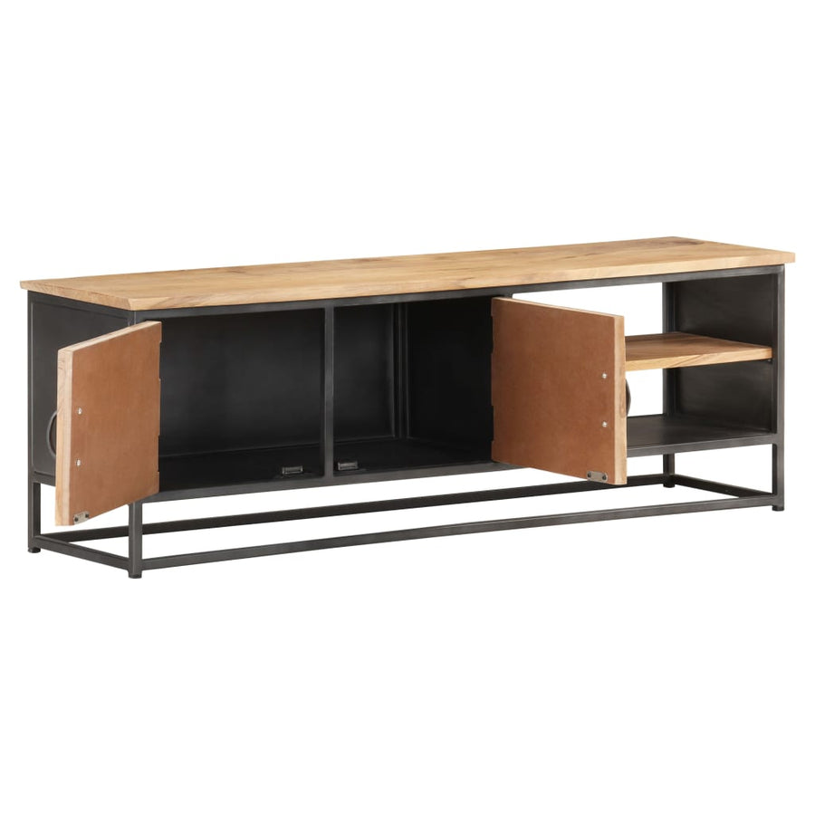 Tv-Meubel 120X30X40 Cm Massief Acaciahout Mozaïek