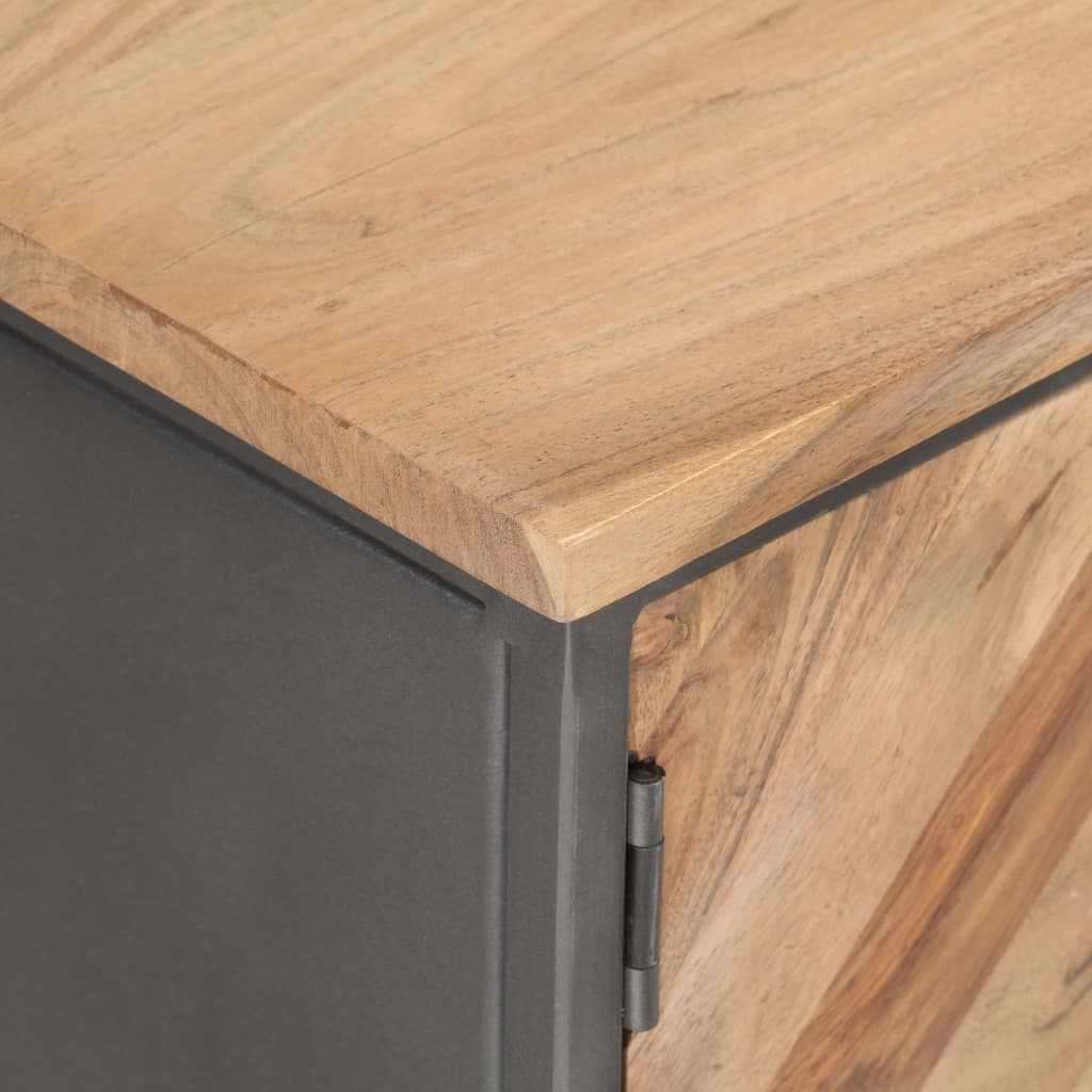 Tv-Meubel 120X30X40 Cm Massief Acaciahout Mozaïek
