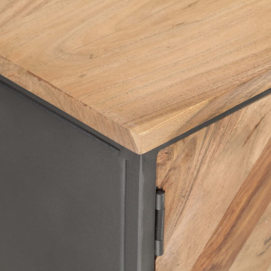 Tv-Meubel 120X30X40 Cm Massief Acaciahout Mozaïek