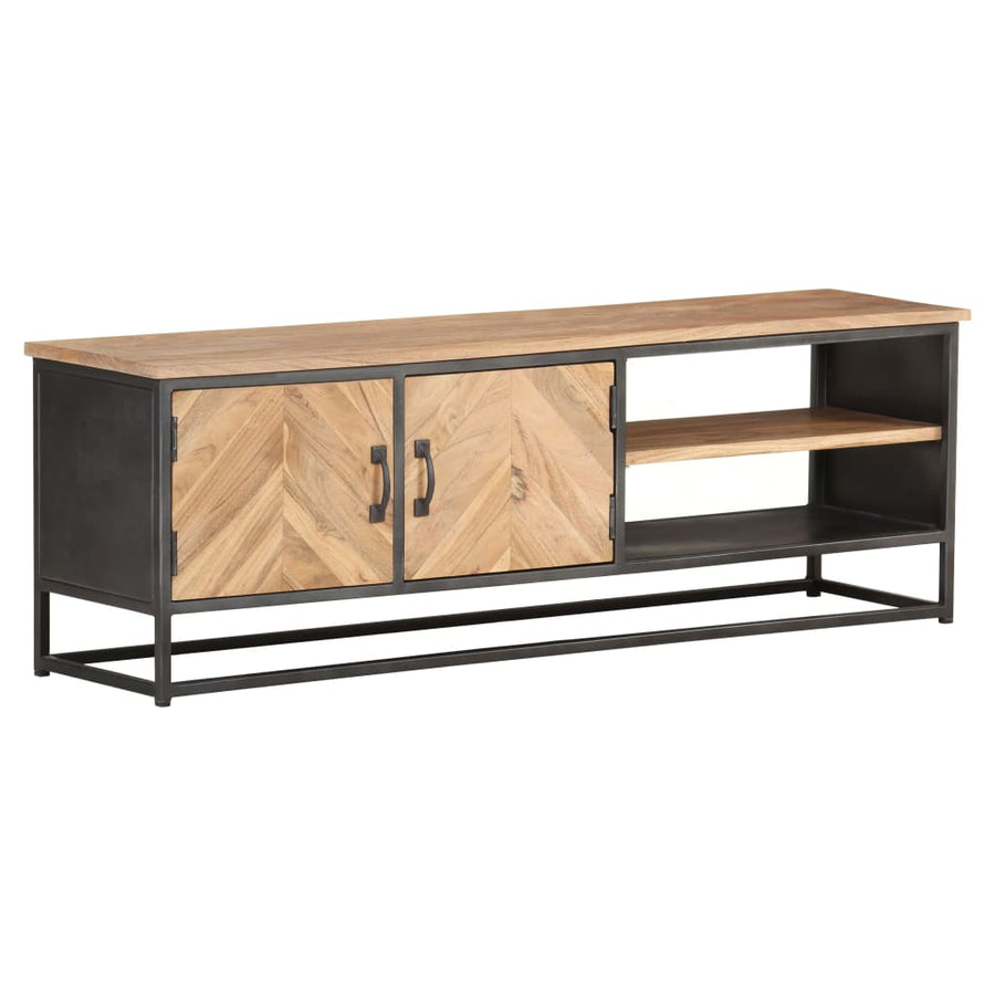 Tv-Meubel 120X30X40 Cm Massief Acaciahout Mozaïek