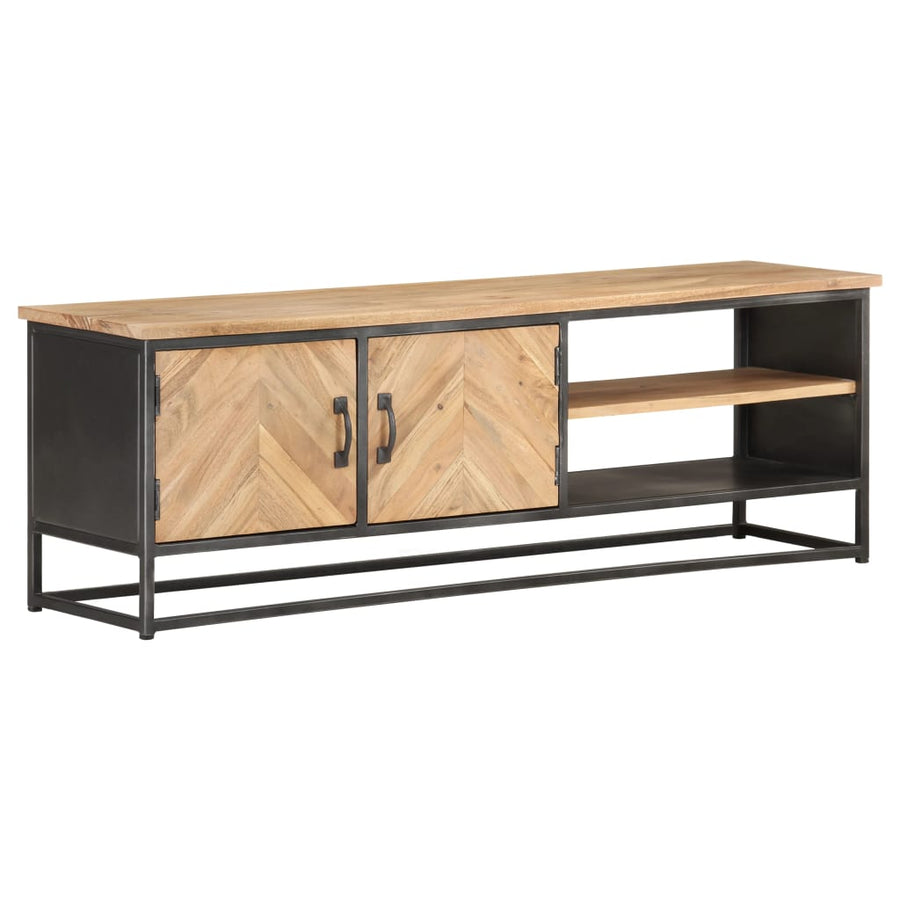 Tv-Meubel 120X30X40 Cm Massief Acaciahout Mozaïek