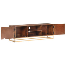 Tv-Meubel 124X29X45 Cm Massief Mangohout