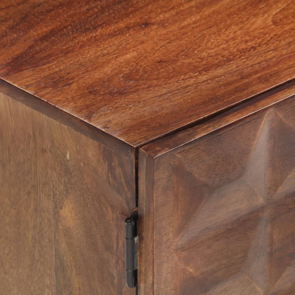 Tv-Meubel 124X29X45 Cm Massief Mangohout