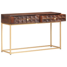 Wandtafel 122X36X75 Cm Massief Mangohout