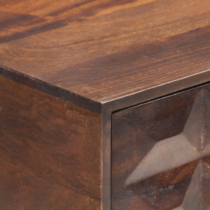 Wandtafel 122X36X75 Cm Massief Mangohout