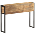 Planter box 90x20x68 cm rough mango wood