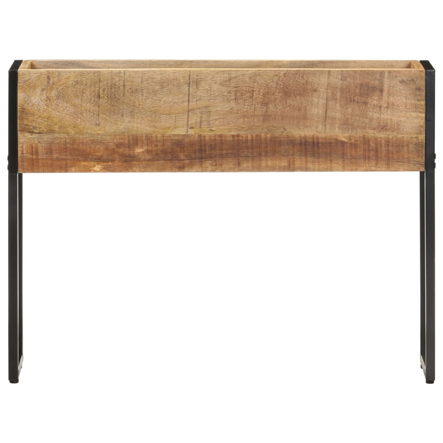 Plantenbak 90 x 20 x 68 cm Ruw mangohout