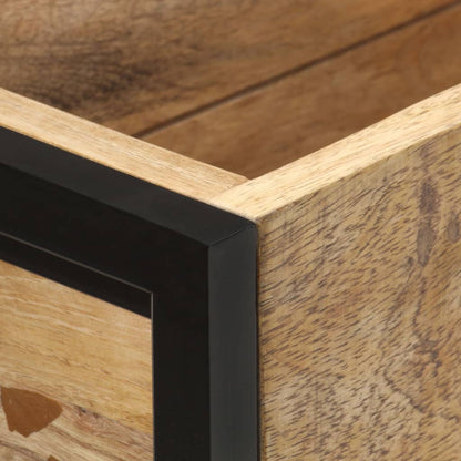 Plantenbak 90 x 20 x 68 cm Ruw mangohout