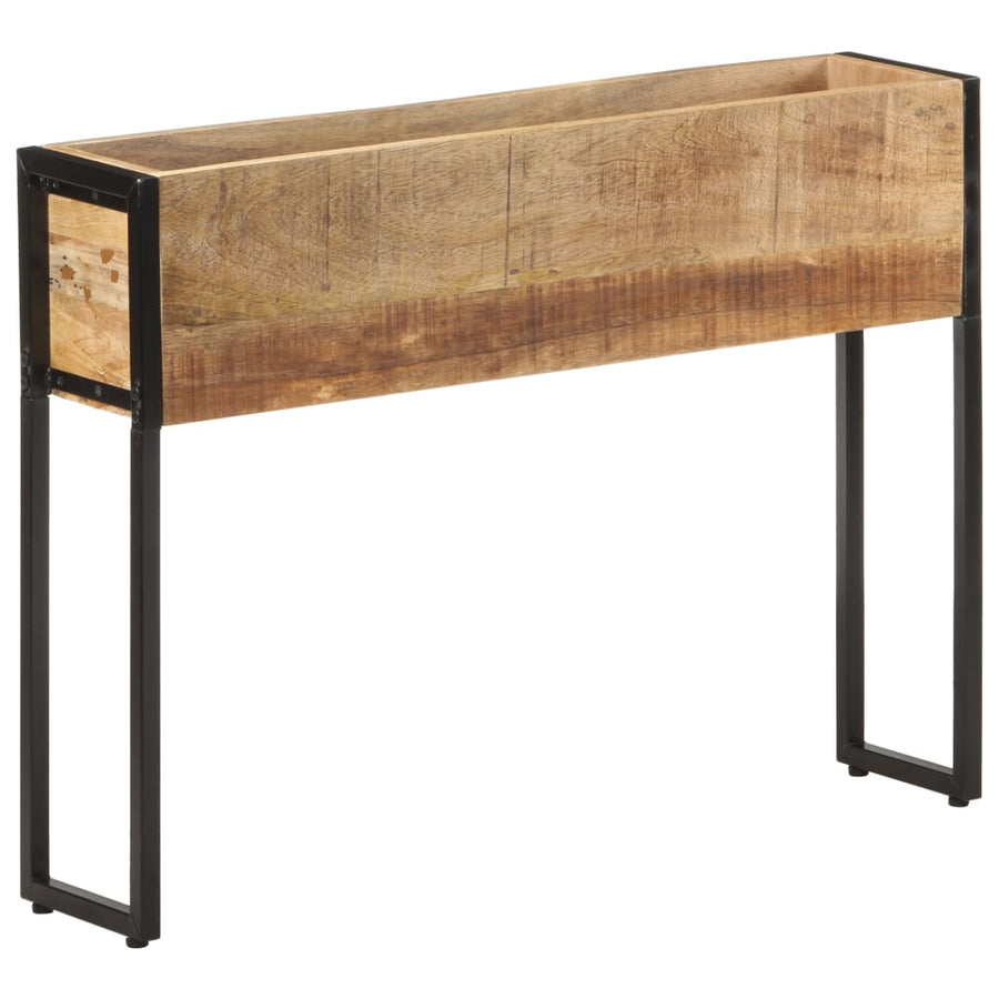 Plantenbak 90 x 20 x 68 cm Ruw mangohout