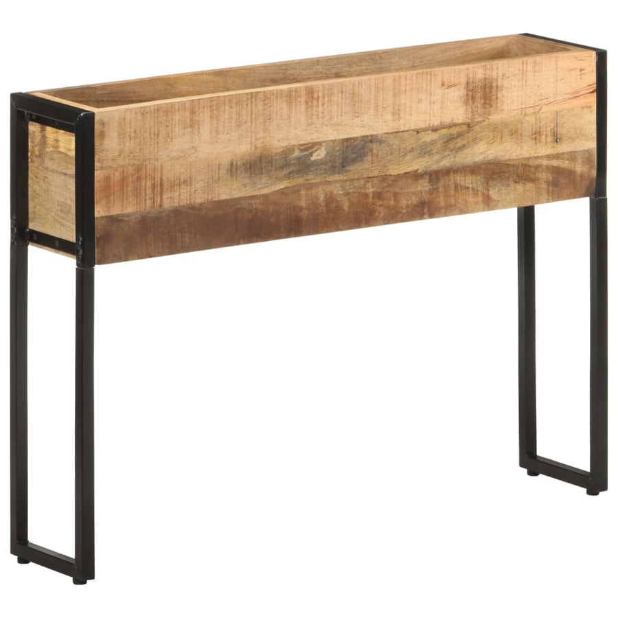 Plantenbak 90 x 20 x 68 cm Ruw mangohout