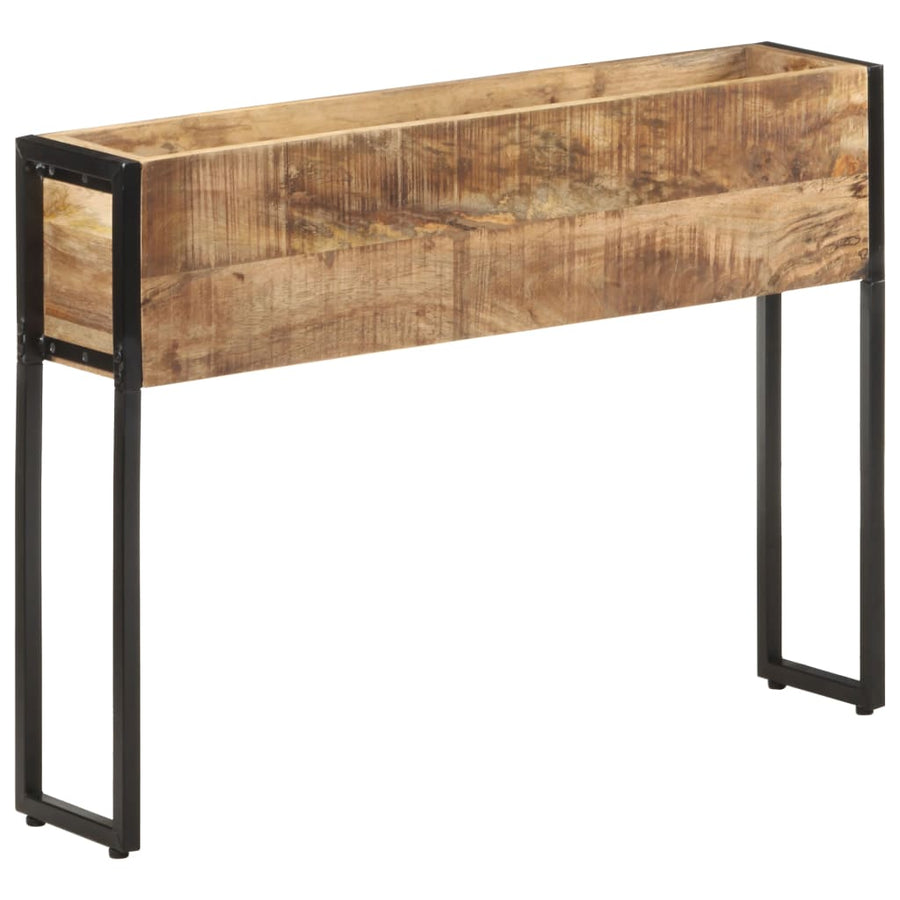 Plantenbak 90 x 20 x 68 cm Ruw mangohout