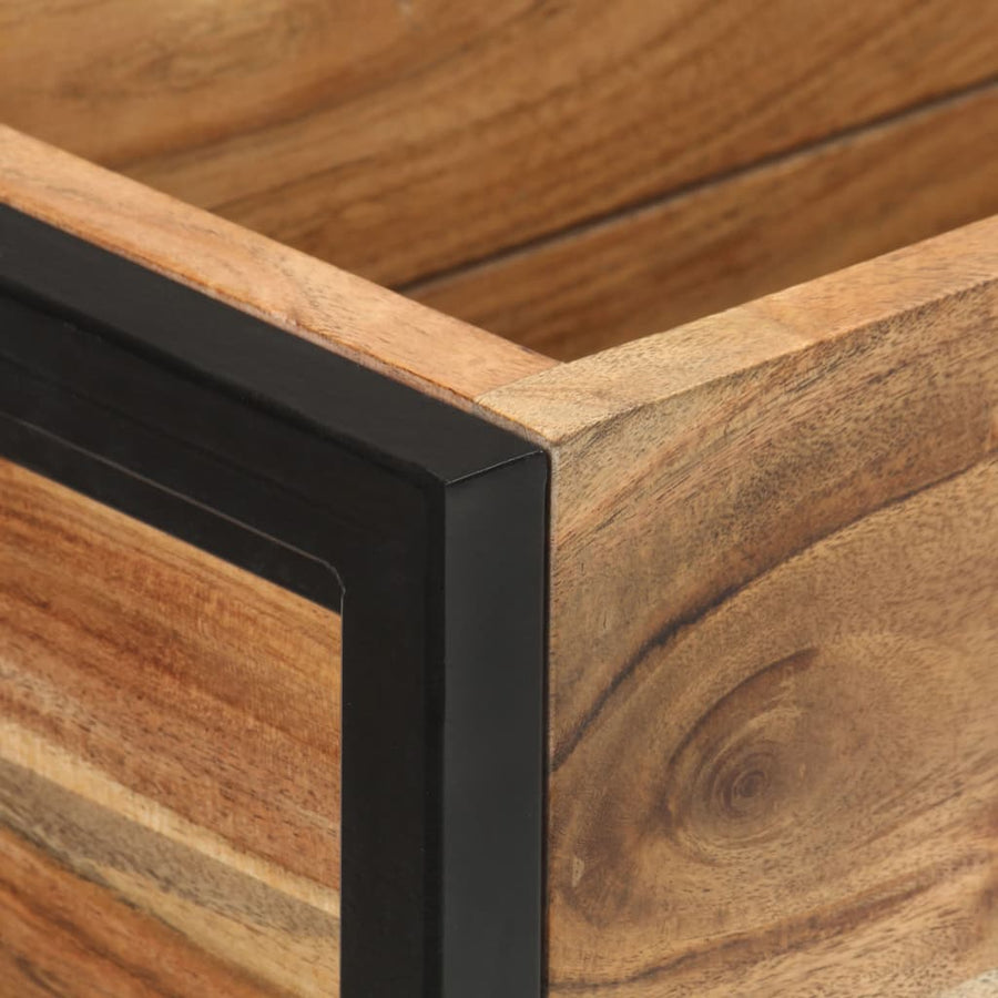 Plantenbak 90 x 20 x 68 cm Massief acaciahout
