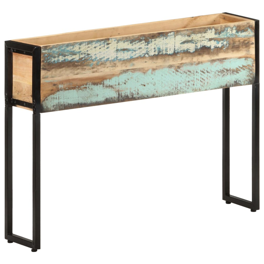 Plantenbak 90 x 20 x 68 cm massief gerecycled hout