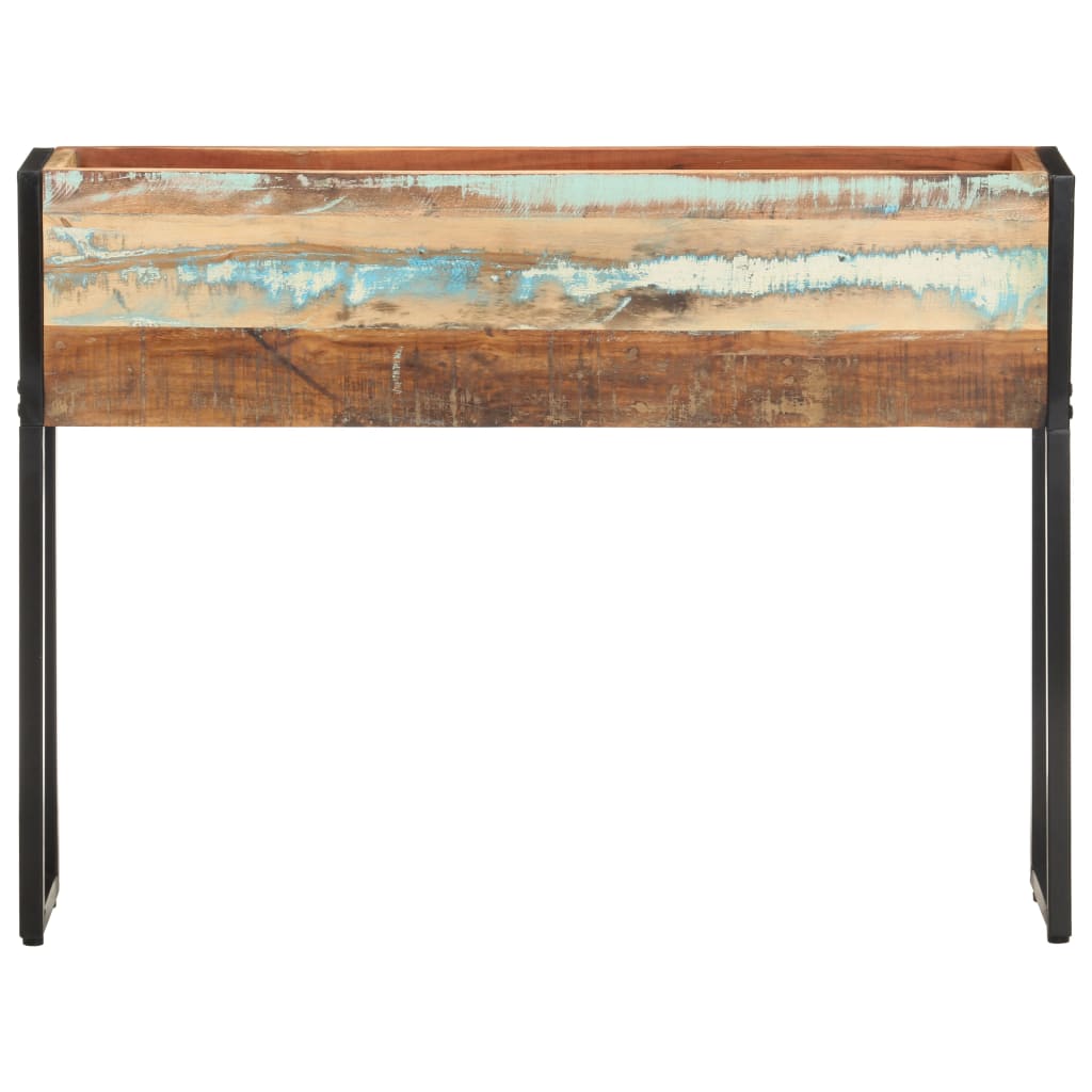 Plantenbak 90 x 20 x 68 cm massief gerecycled hout