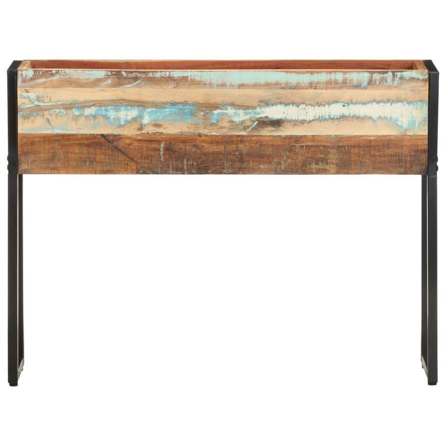Plantenbak 90 x 20 x 68 cm massief gerecycled hout