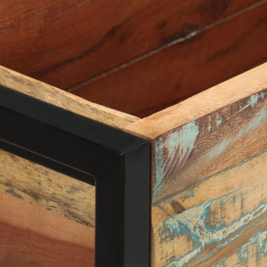 Plantenbak 90 x 20 x 68 cm massief gerecycled hout