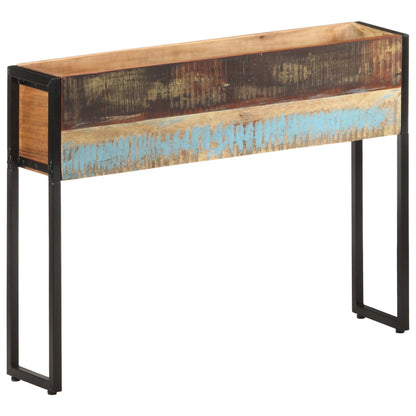 Plantenbak 90 x 20 x 68 cm massief gerecycled hout