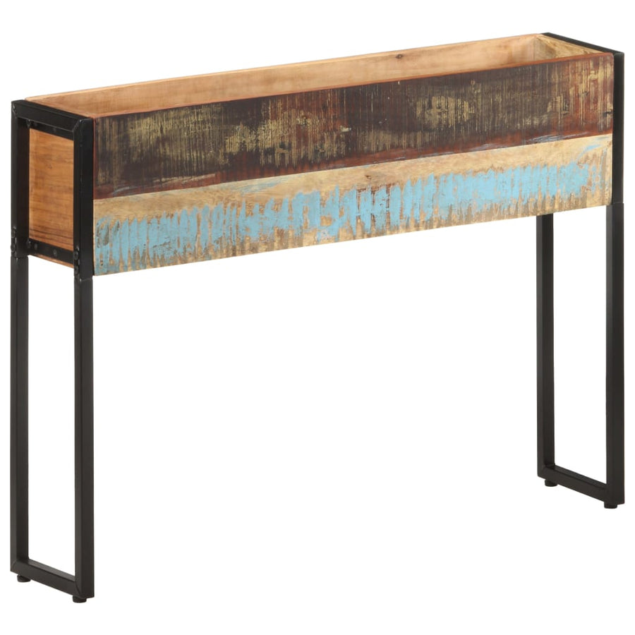 Plantenbak 90 x 20 x 68 cm massief gerecycled hout