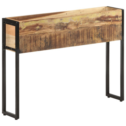 Plantenbak 90 x 20 x 68 cm massief gerecycled hout