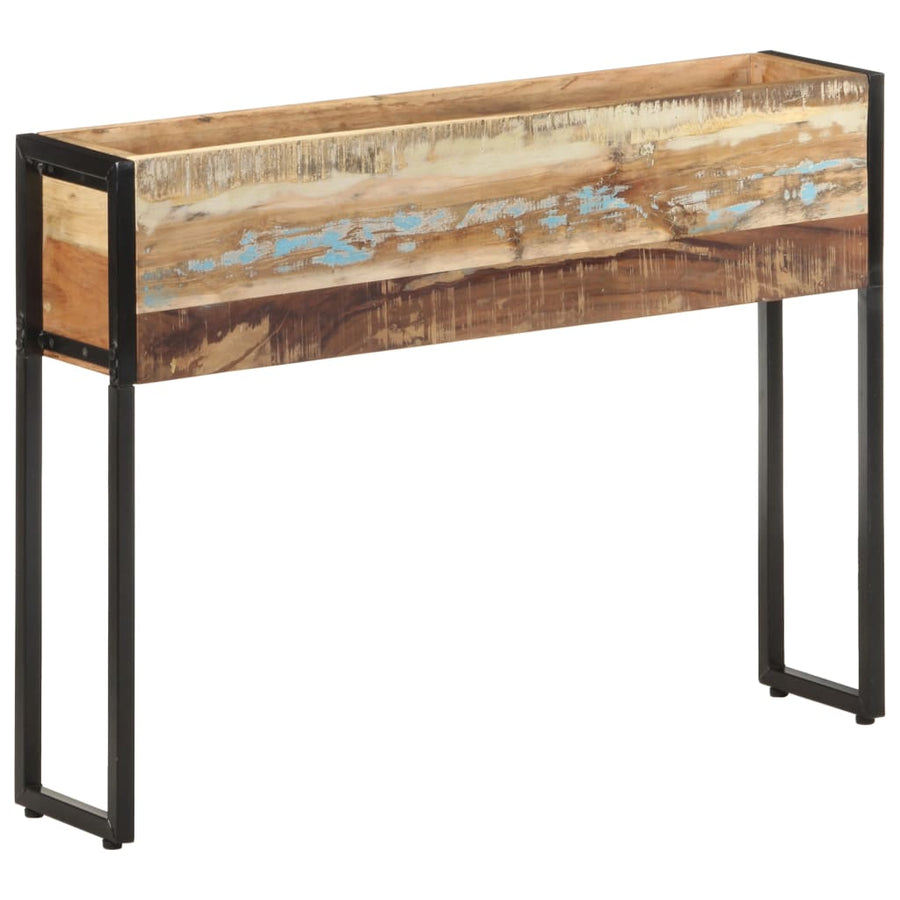 Plantenbak 90 x 20 x 68 cm massief gerecycled hout