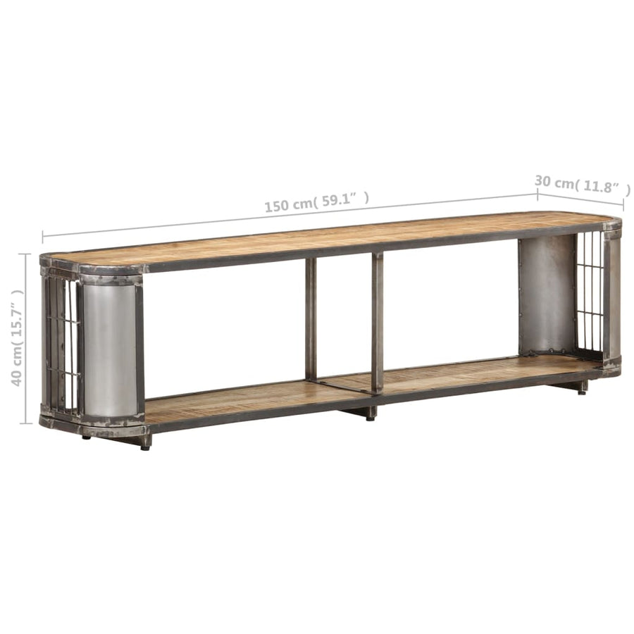 Tv-Meubel Massief Mangohout 150 x 30 x 40 cm