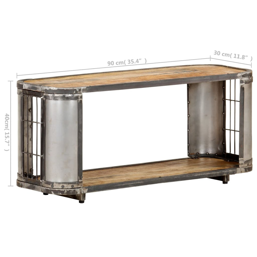 Tv-Meubel Massief Mangohout 90 x 30 x 40 cm