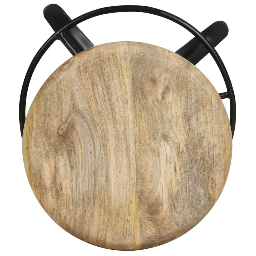 Barkrukken Massief Mangohout 52 cm