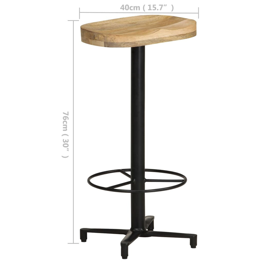 Barkrukken Massief Mangohout 76 cm