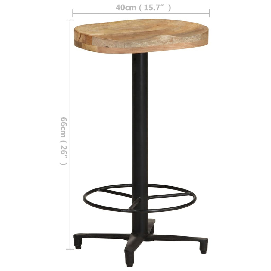 Barkrukken Massief Mangohout 66 cm
