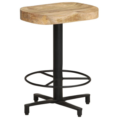 Barkrukken 2 st 52 cm massief mangohout